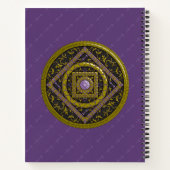 Sagittarius Mandala Spiral Notebook Notizbuch (Rückseite)