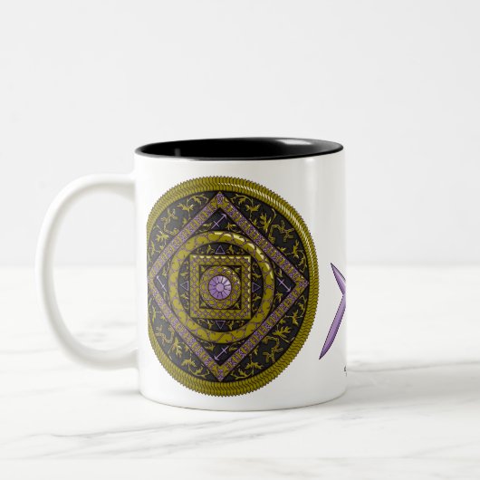 Sagittarius Mandala Tasse (Links)