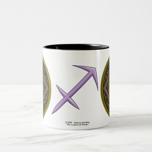 Sagittarius Mandala Tasse (Mittel)