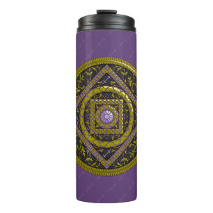 Sagittarius Mandala Thermal Tumbler Thermosbecher