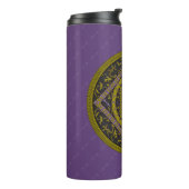 Sagittarius Mandala Thermal Tumbler Thermosbecher (Nach links gedreht)