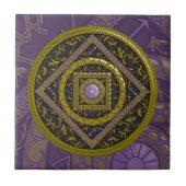 Sagittarius Mandala Tile Fliese (Vorderseite)