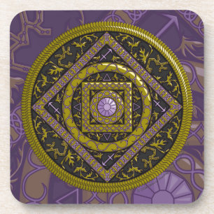 Sagittarius-Mandala-Unterlage Getränkeuntersetzer