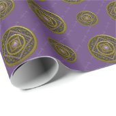 Sagittarius Mandala Wrapping Paper Geschenkpapier (Rolleneckpunkt)