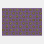 Sagittarius Mandala Wrapping Paper Set Geschenkpapier Set (Vorderseite 3)