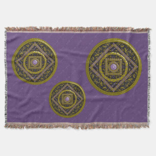 Sagittarius-Mandala-Wurfdecke Decke