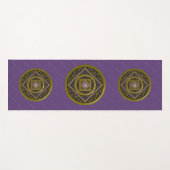 Sagittarius Mandala Yoga Mat Yogamatte (Vorderseite (Horizontal))