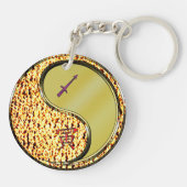 Sagittarius & Metal Tiger Schlüsselanhänger (Rückseite)