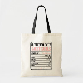 Sagittarius Nährwertdaten // Fun Novelty Zodiac Tragetasche