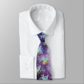 Sagittarius & Nebula Design 5 Männer-Krawatte Krawatte (Gebunden)