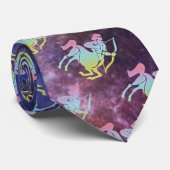 Sagittarius & Nebula Design 5 Männer-Krawatte Krawatte (Gerollt)