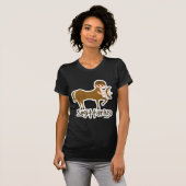 Sagittarius Niedlich Archer Astrologie Cartoon Zei T-Shirt (Vorne ganz)