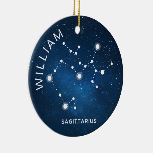 Sagittarius Ornament Personalisiert Zodiac-Geschen (Rechts)