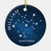 Sagittarius Ornament Personalisiert Zodiac-Geschen (Vorne)