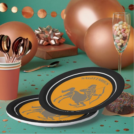 Sagittarius Papierplatte Pappteller (Multi)