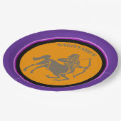 Sagittarius Papierplatte Pappteller (Schrägansicht)