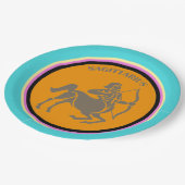 Sagittarius Papierplatte Pappteller (Schrägansicht)