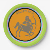 Sagittarius Papierplatte Pappteller (Vorderseite)