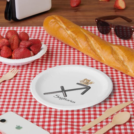 Sagittarius Party Plate Pappteller (Picknick)