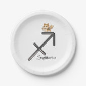 Sagittarius Party Plate Pappteller (Vorderseite)