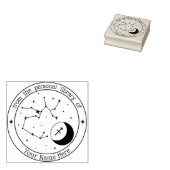 Sagittarius Personalisiert Zodiac Book Briefmarke Gummistempel (Stempel)