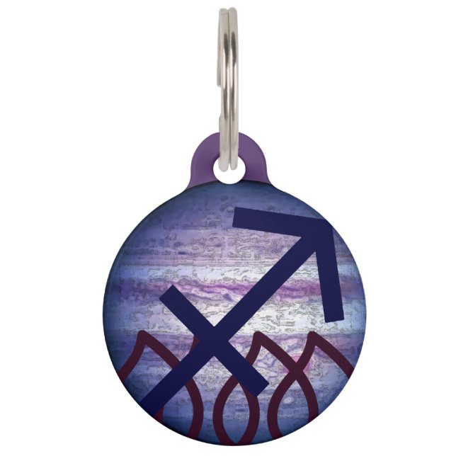 Sagittarius Pet ID Tag  Haustiermarke (Vorderseite)