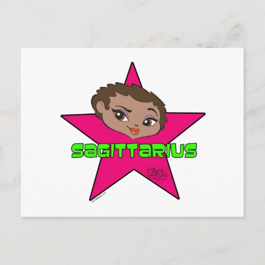 Sagittarius Postcard Postkarte (Vorderseite)