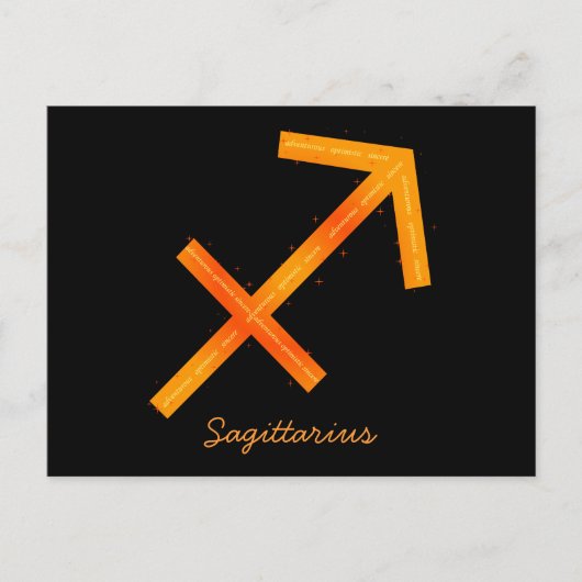 Sagittarius Postcard Postkarte (Vorderseite)