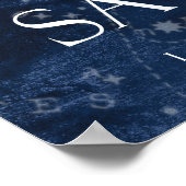 Sagittarius Poster mit Namen, Sternenzeichen zodia (Ecke)