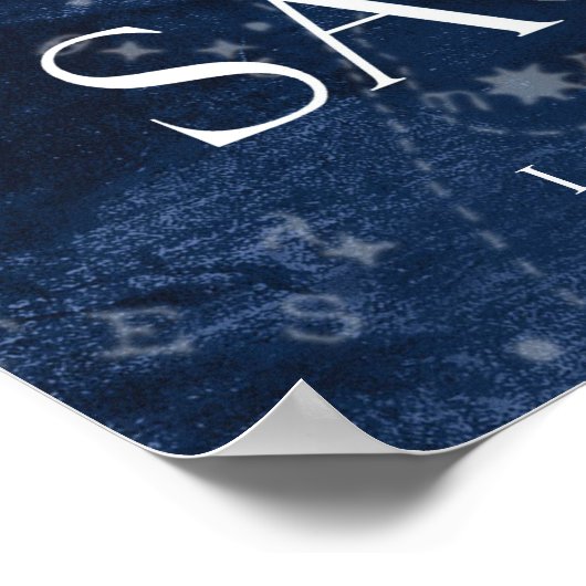 Sagittarius Poster mit Namen, Sternenzeichen zodia (Ecke)