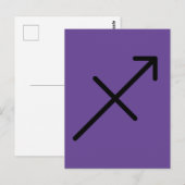 Sagittarius Postkarte (Vorne/Hinten)