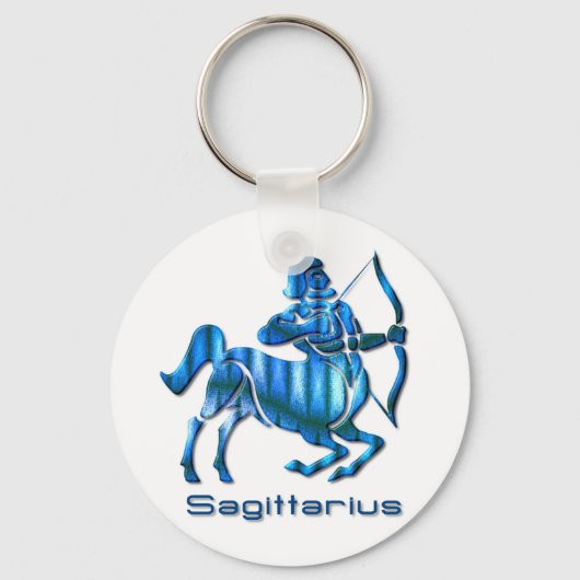 Sagittarius Profile Schlüsselanhänger (Vorderseite)