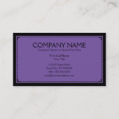 Sagittarius-Raffinesse Visitenkarte (Rückseite)