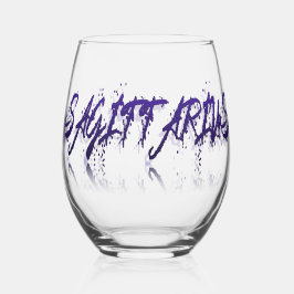 Sagittarius - Reflektion Weinglas Ohne Stiel