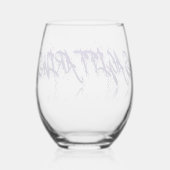 Sagittarius - Reflektion Weinglas Ohne Stiel (Rückseite)