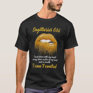 Sagittarius Sign Girl Queen Happy Birthday T-Shirt