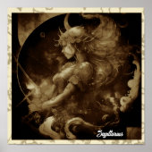 Sagittarius Sign Wall Art Poster (Vorne)