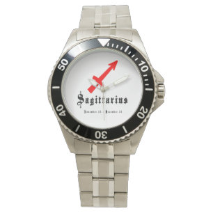 Sagittarius Signatur Astrologie Zodiac Armbanduhr