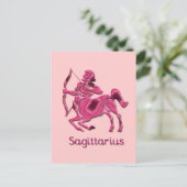 Sagittarius Signing Postcard Postkarte (Stehend Vorderseite)