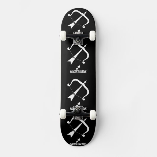 Sagittarius-Silhouette Skateboard (Vorderseite)