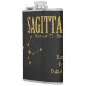 Sagittarius Star Sign Flachmann (Links)