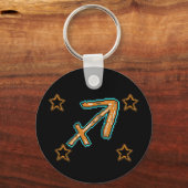 SAGITTARIUS Stars Schlüsselanhänger (Vorderseite)