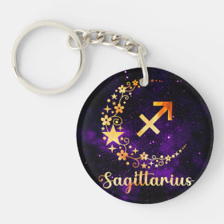 Sagittarius Stellar Arrow - Der kosmische Bogensch Schlüsselanhänger