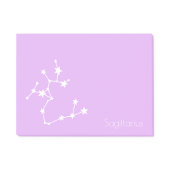 Sagittarius-Sternbild Haftnotizen Post-it Klebezettel