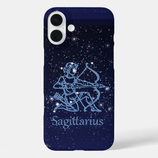 Sagittarius Sternbild & Sternzeichen mit Sternen Case-Mate iPhone Hülle (Rückseite)