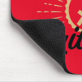 Sagittarius Sternexplosion Symbol Rote Maus Pad Mousepad (Ecke)