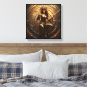 Sagittarius-Sternzeichen-Kunstleinwand Leinwanddruck (Insitu (Schlafzimmer))