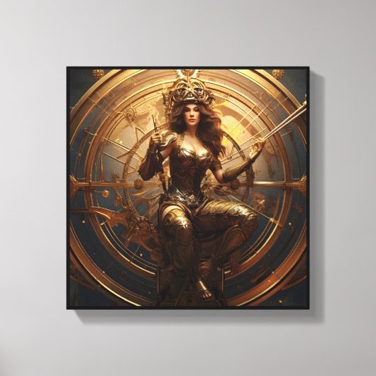 Sagittarius-Sternzeichen-Kunstleinwand Leinwanddruck (Vorderseite)