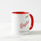 Sagittarius-Sternzeichen-Tasse – Astrologie-Kaffee Tasse (VorderseiteRechts)