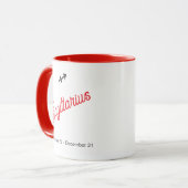 Sagittarius-Sternzeichen-Tasse – Astrologie-Kaffee Tasse (Vorderseite Links)